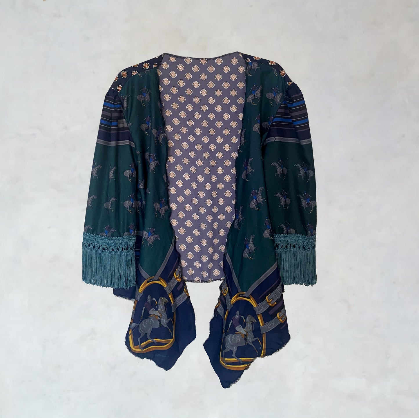 Top with jockey motif