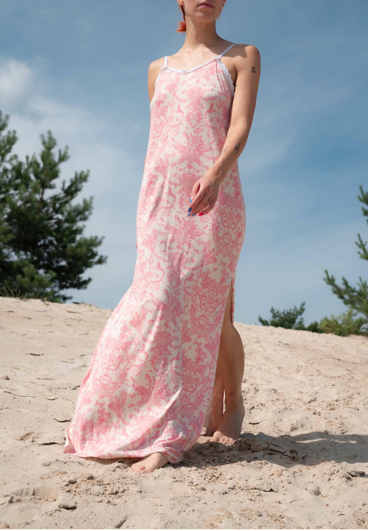 Long slip dress