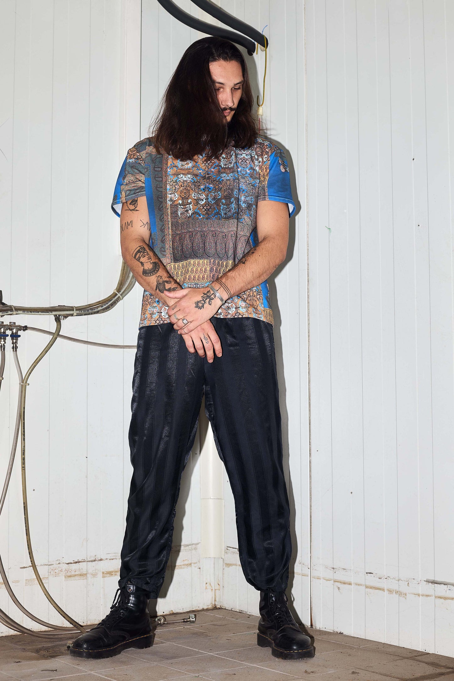 T-shirt with opulent print