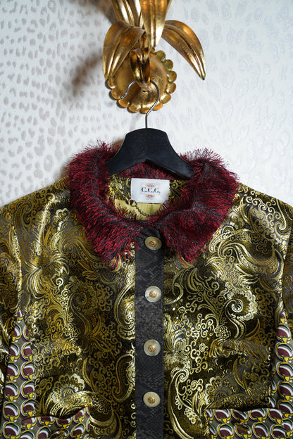 Kurze Jacquard Jacke