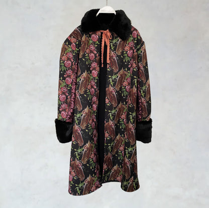 Softshell raincoat with motifs