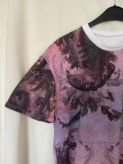 Shirt with fresco print