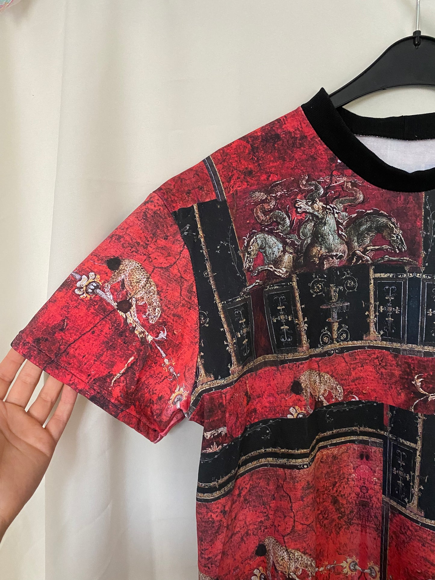 T-shirt with designs 