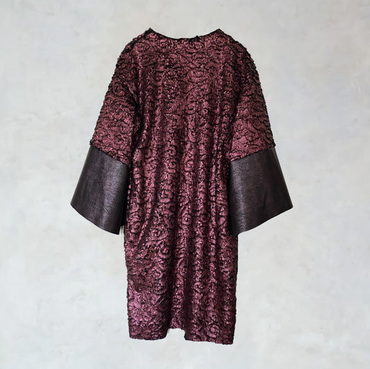 Kimonomantel aus Fellimitat