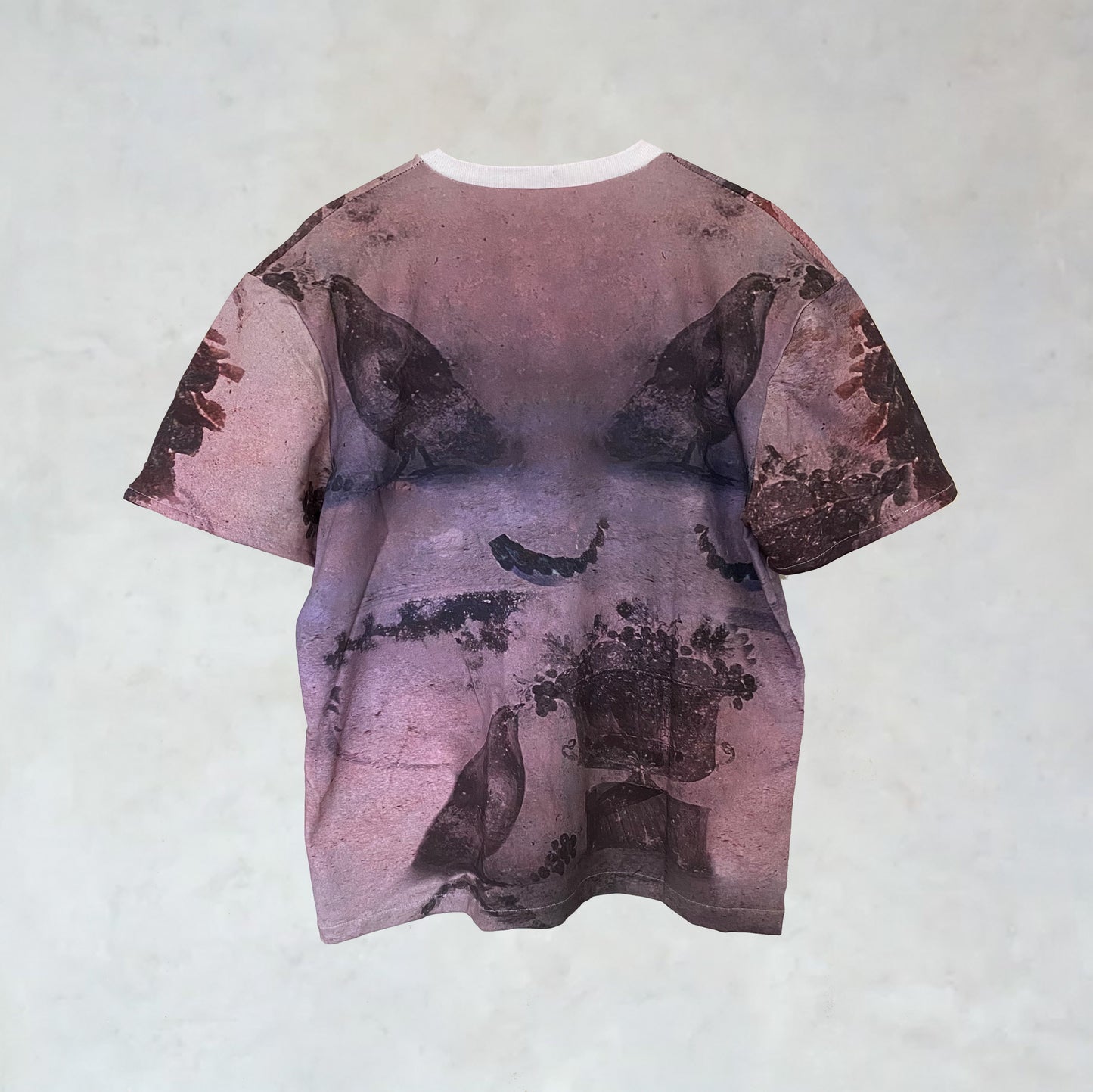 Shirt with fresco print