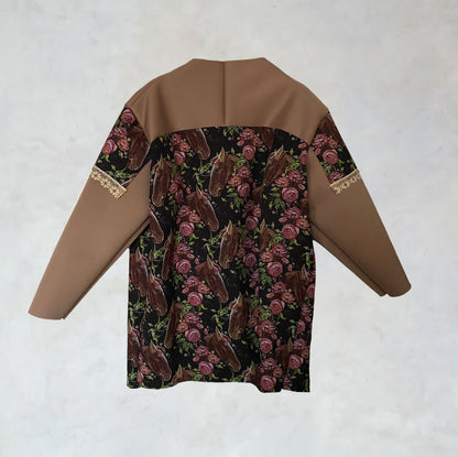 Abito in maglia softshell multifunzionale con motivi