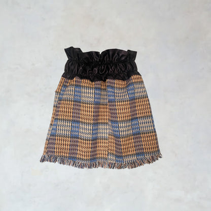 Skirt with houndstooth pattern 