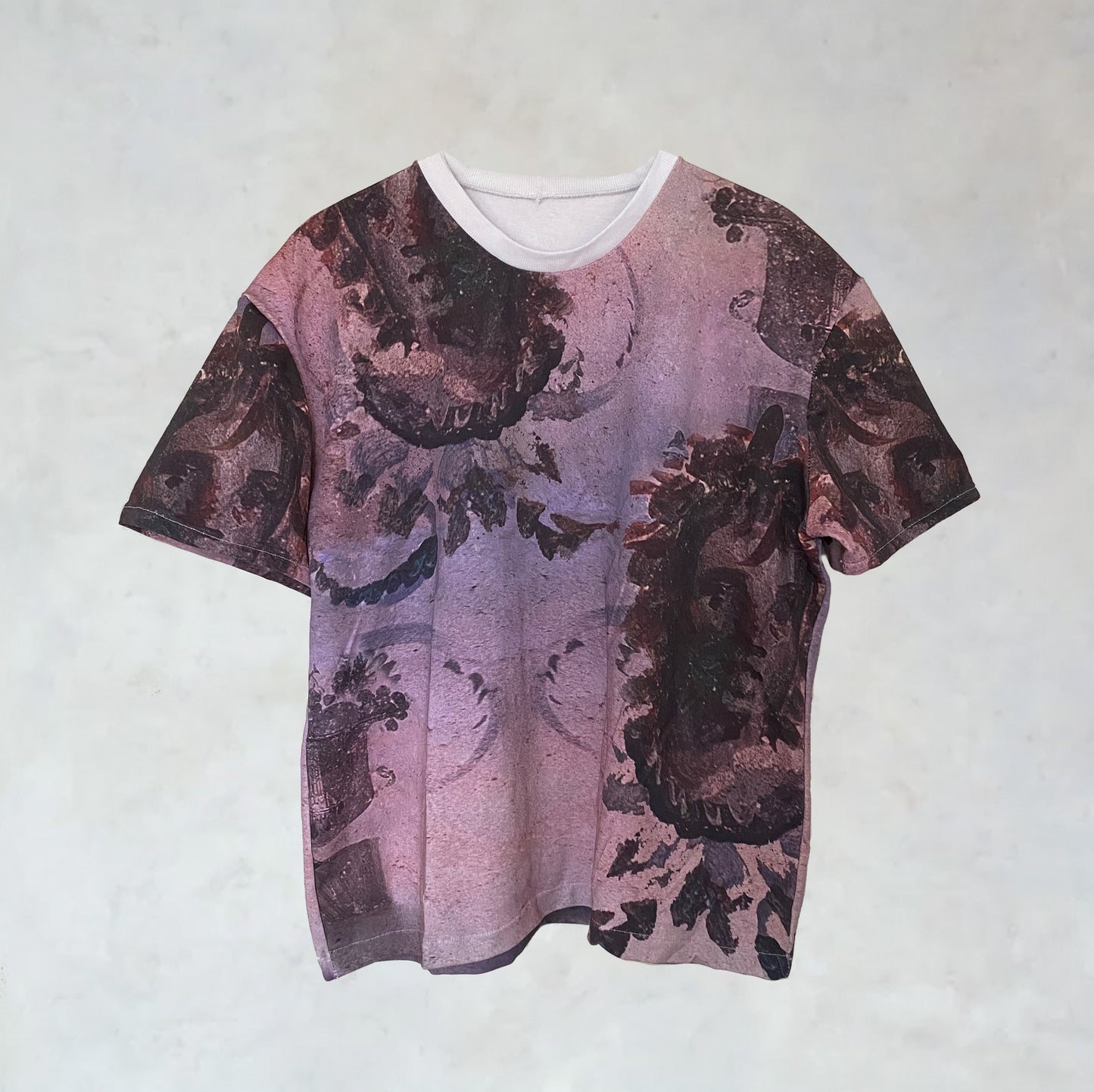 Shirt with fresco print